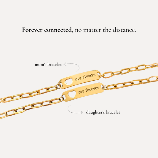 Mum & Daughter Bracelet Set