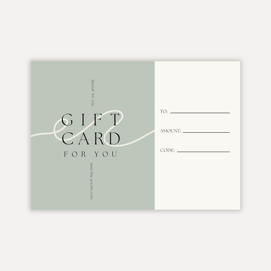 GIFT CARD FOR YOU